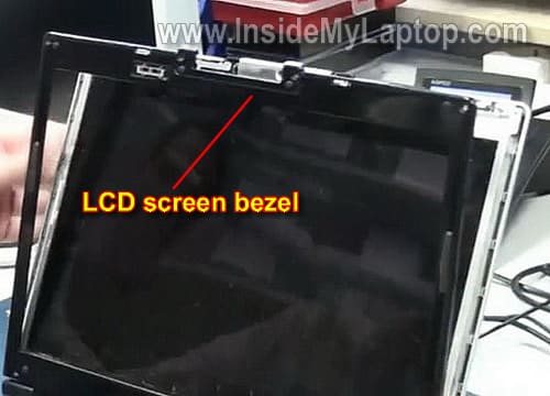 Separate LCD bezel from display cover