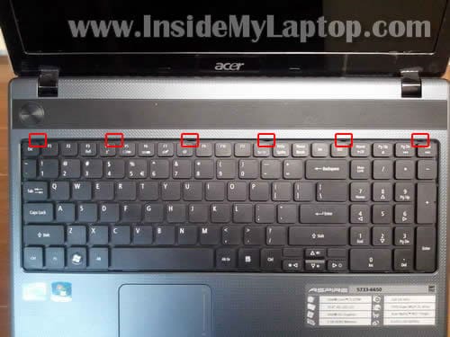 How to replace keyboard on Acer Aspire 5733 | Inside my laptop