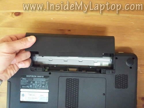 Remove laptop battery