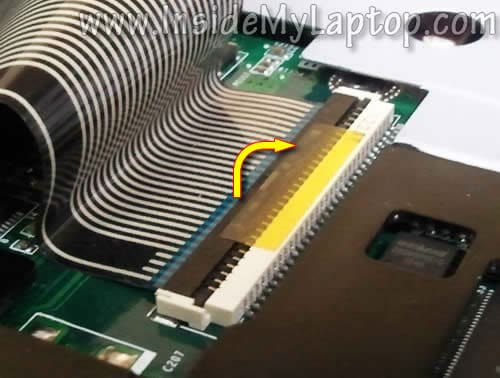 Unlock keyboard connector