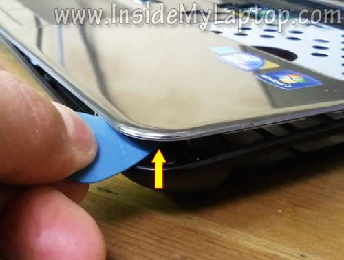 Lift up top cover assembly
