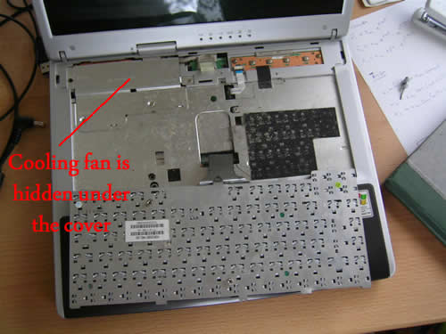 Fujitsu-Siemens Amilo M7440 cleaning