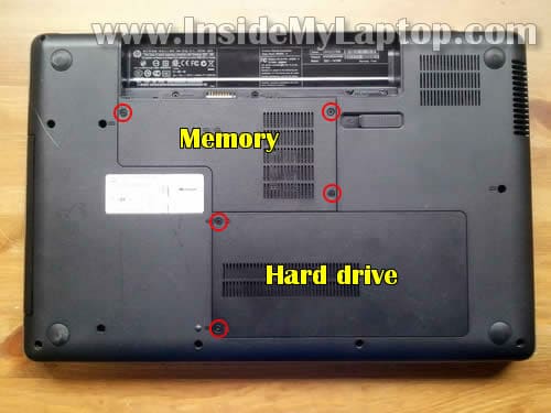 How to disassemble HP G62 or Compaq Presario CQ62 – Inside ...