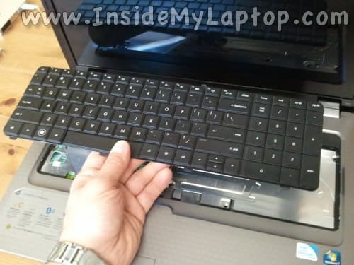 Remove HP G72 keyboard