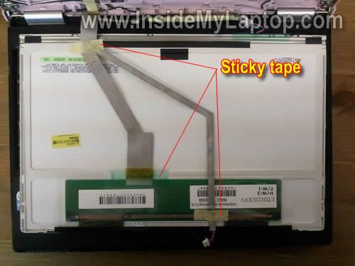 Remove sticky tape