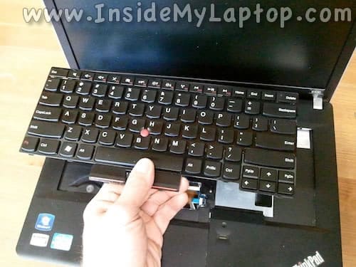 Remove and replace laptop keyboard