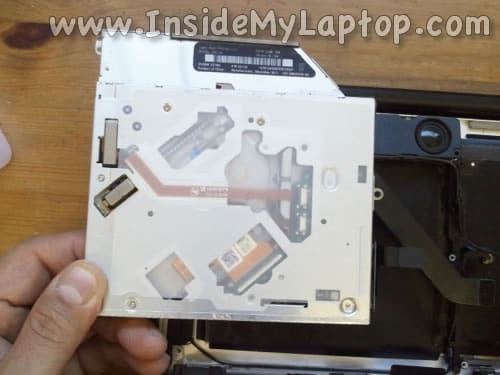 Remove MacBook Pro DVD drive