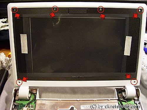 Replace Asus Eee LCD screen inverter