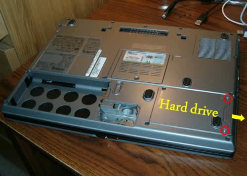 Dell Latitude D830 hard drive upgrade