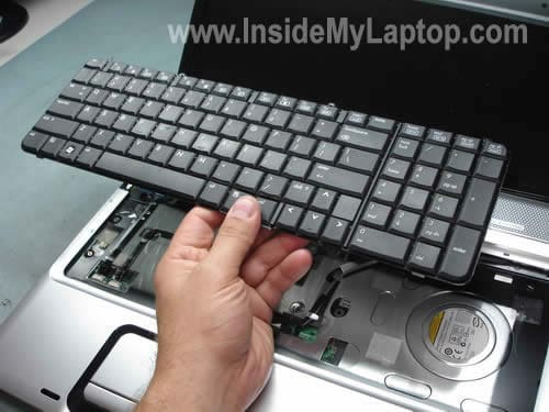 laptop keyboard replacement. Remove replace laptop keyboard