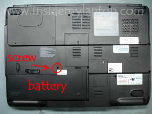 Remove laptop battery Remove laptop battery