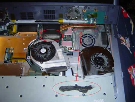 Cleaning sony laptop