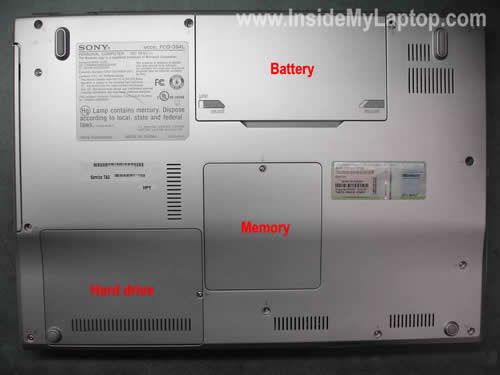 How to take apart Sony Vaio VGN-FZ220 | Inside my laptop