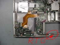 Tecra 9100 RTC battery location