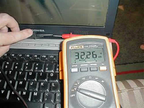 Test laptop screen inverter