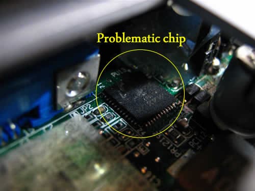 Satellite M35X bad chip