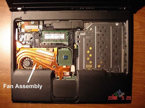 IBM ThinkPad T42 fan