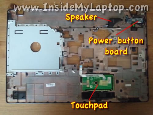 Access touchpad and power button board