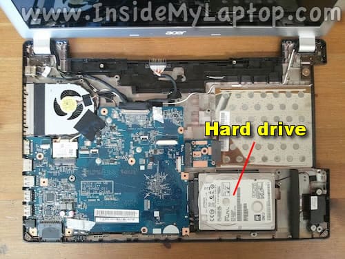 Hard drive connected