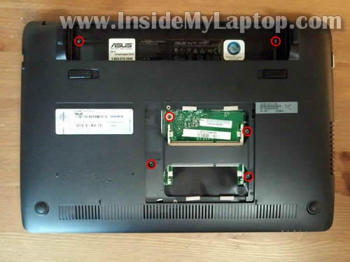 How To Disassemble Asus Eee Pc 1215b Inside My Laptop