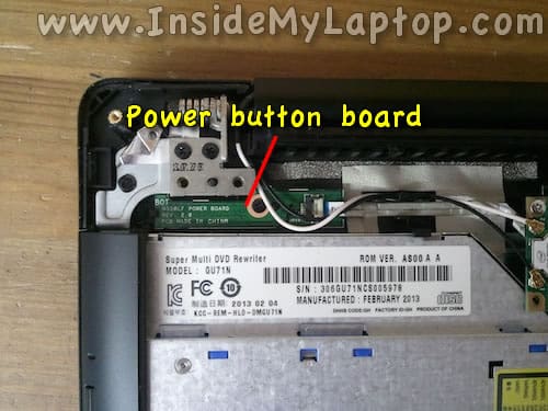 Power button board