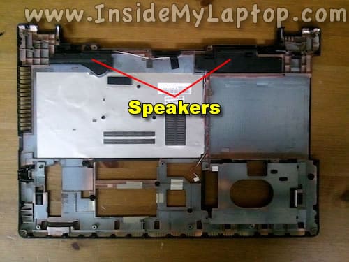 Access laptop speakers