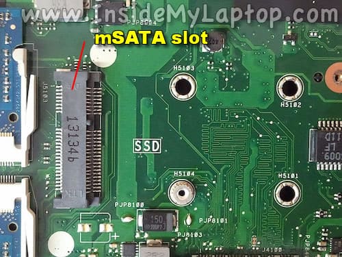 mSATA slot