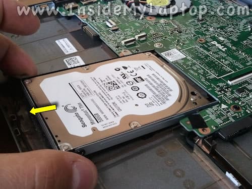 Disconnect hard drive