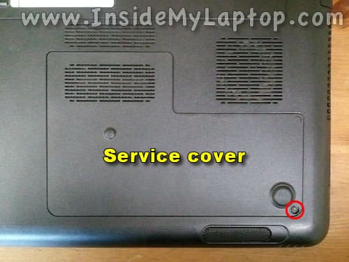 Remove service cover