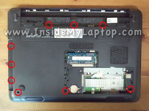 Remove screws from bottom