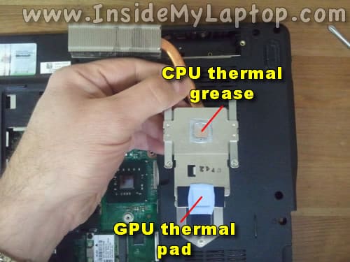 Apply new thermal grease