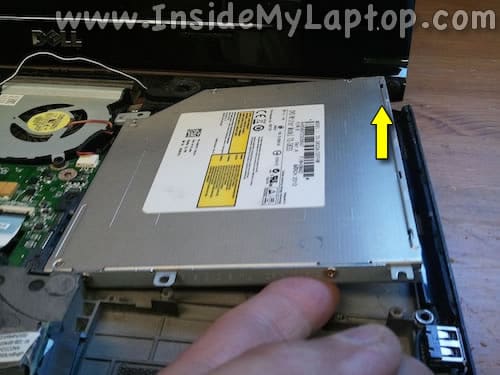 Lift up optical drive