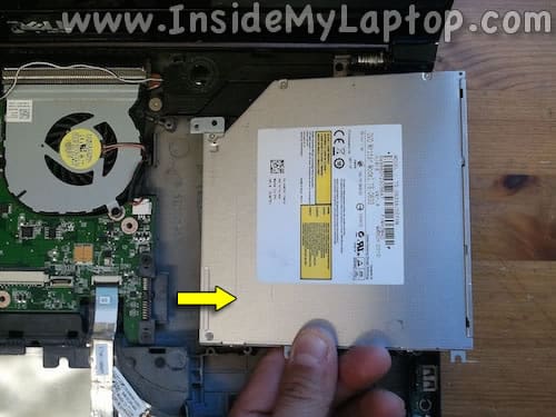 Remove optical drive