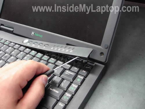Remove keyboard cover