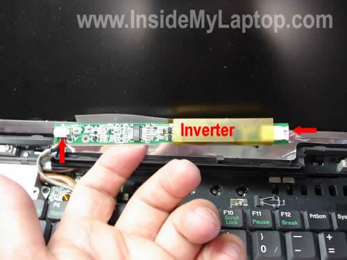 Remove screen inverter