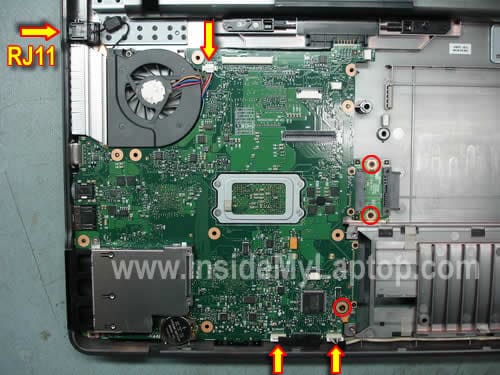HP COMPAQ 6530b 6730b  Notebook Mainboard Grafikchip Reparatur 