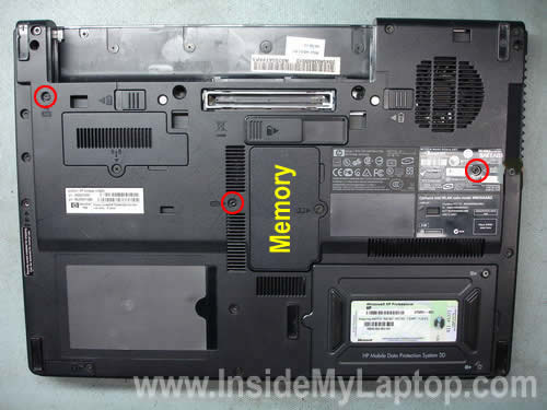 Removing keyboard and memory on HP Compaq nc6400 – Inside my laptop