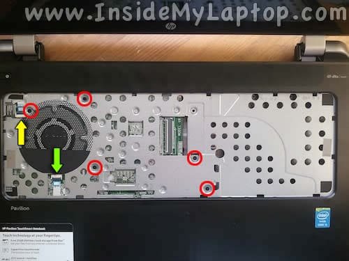 How to disassemble HP Pavilion TouchSmart 15 – Inside my laptop