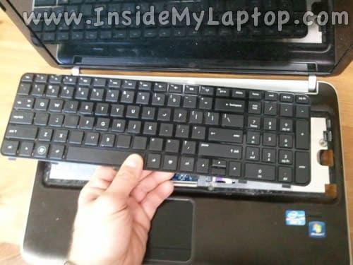 Remove HP Pavilion dv6 keyboard