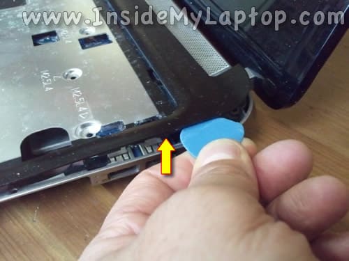 Start removing top cover assembly
