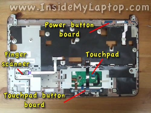 Components on top cover assembly