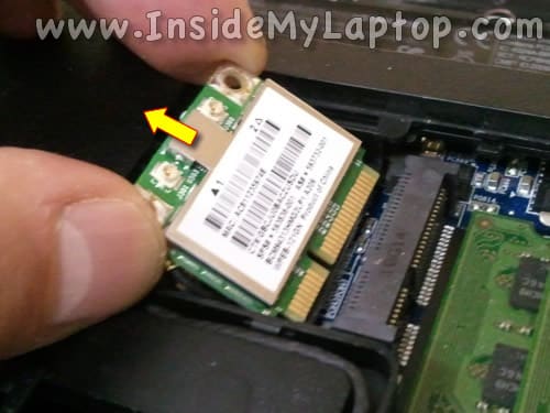 Remove wireless card