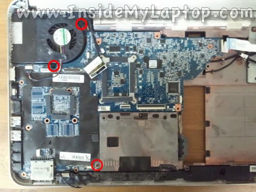 Remove motherboard screw