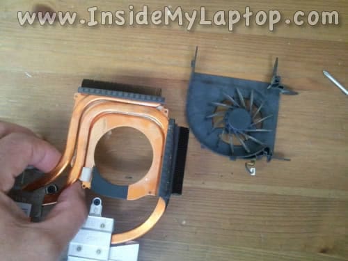 Separate cooling fan from heatsink