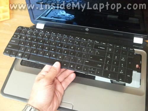 Remove laptop keyboard