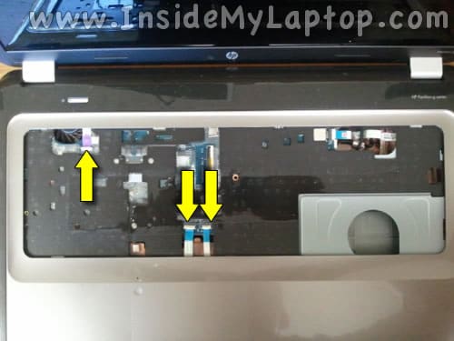 Disconnect palmrest assembly