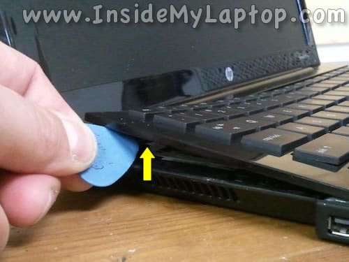 Start removing notebook keyboard