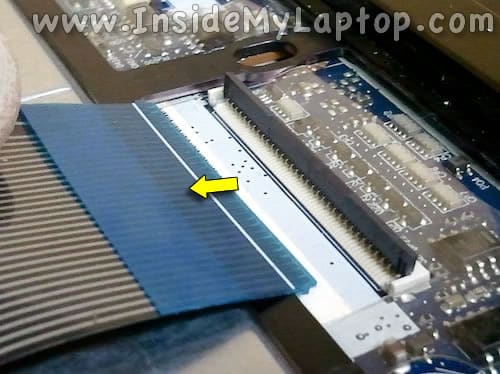 Release keyboard cable