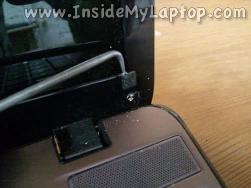 Remove right screw cover