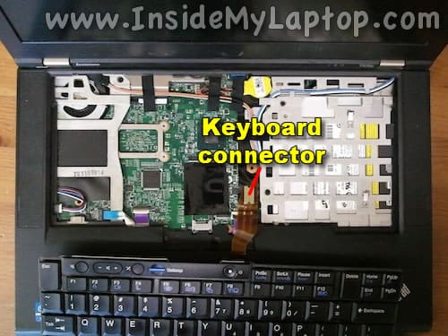 Access keyboard connector